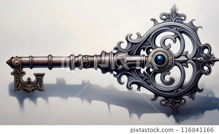 A magic key that looks like it could appear in a game item 116841166
