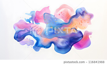 Step into the mesmerizing realm of abstract fluid art, featuring a calming blend of blue, pink, and purple hues that inspire a sense of tranquility and artistic expression Step into the mesmerizing realm of abstract fluid art, featuring a calming blend of blue, pink, and purple hues that inspire a sense of tranquility and artistic expression 116841988