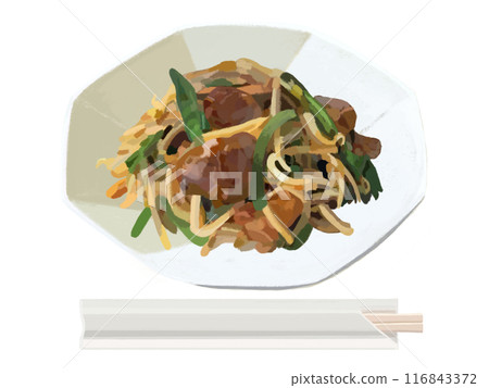 Stir-fried liver and chives (with disposable chopsticks) 116843372