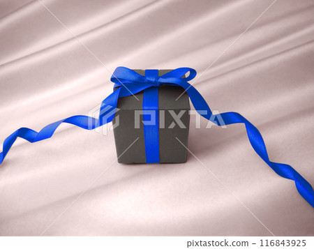 blue ribbon gift blue ribbon gift 116843925