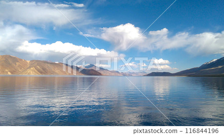 Beautiful Landscape Of Pangong Lake In Ladakh, India Beautiful Landscape Of Pangong Lake In Ladakh, India 116844196