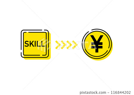 Image of earning money through skills and qualifications Image of earning money through skills and qualifications 116844202