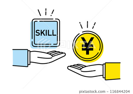 Image of earning money through skills and qualifications Image of earning money through skills and qualifications 116844204