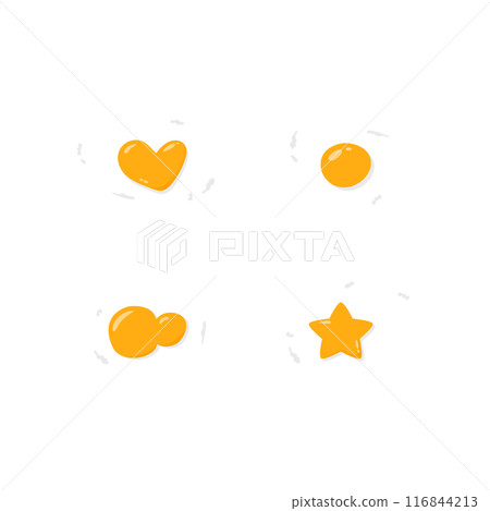 Fried eggs illustration  116844213