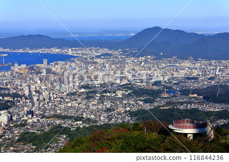 [福岡縣] 從猿倉山展望台看到的北九州 116844236