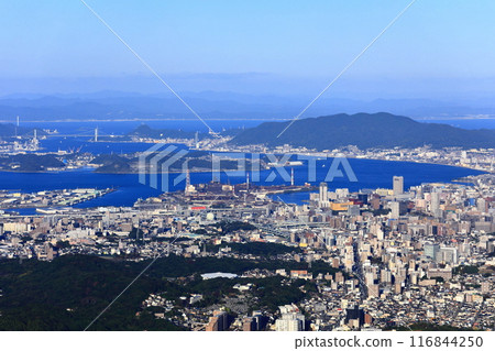 [Fukuoka Prefecture] Kitakyushu seen from Sarakurayama Observation Deck 116844250