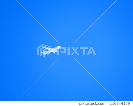 A blue sky plane A blue sky plane 116844339