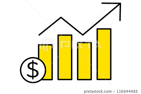Growth graph, target, goal achievement, goal business icon Growth graph, target, goal achievement, goal business icon 116844988