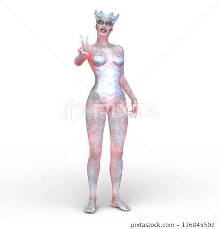 Female alien 116845502