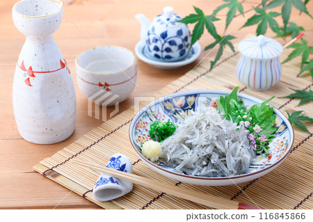 Fresh raw whitebait Fresh raw whitebait 116845866