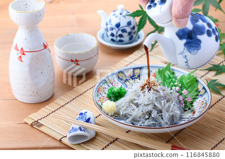 Fresh raw whitebait Fresh raw whitebait 116845880