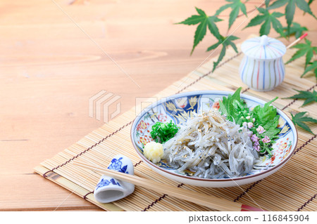 Fresh raw whitebait 116845904