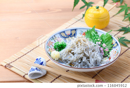Fresh raw whitebait Fresh raw whitebait 116845912