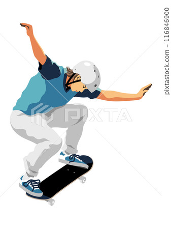 Female skateboarder 2 116846900