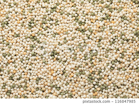 Assorted mix of raw healthy dry couscous grain seeds textured background. Assorted mix of raw healthy dry couscous grain seeds textured background. 116847985