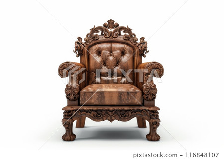 Ornate Leather Chair Ornate Leather Chair 116848107