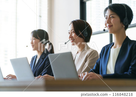 Female Operator 116848218
