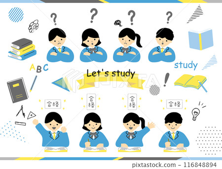 Children studying 116848894