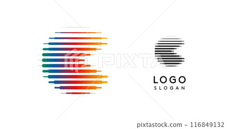 Heavy futuristic tech-inspired letter C, dynamic gradient logo, bold space letter for impactful modern branding, innovative logo, contemporary design, cutting-edge typography. Vector monogram Heavy futuristic tech-inspired letter C, dynamic gradient logo, bold space letter for impactful modern branding, innovative logo, contemporary design, cutting-edge typography. Vector monogram 116849132