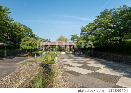The entrance to Koga Kobo Park in early summer The entrance to Koga Kobo Park in early summer 116849404