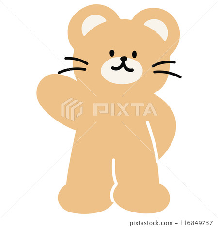 Illustration of teddy bear png for cartoon character, comic, mascot, animal, sticker, standee, greeting card, cute patches, shirt print, brooch, plush toy, kid doll, zoo, souvenir shop, art toy, print Illustration of teddy bear png for cartoon character, comic, mascot, animal, sticker, standee, greeting card, cute patches, shirt print, brooch, plush toy, kid doll, zoo, souvenir shop, art toy, print 116849737