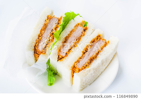 Fillet cutlet sandwich Fillet cutlet sandwich 116849890
