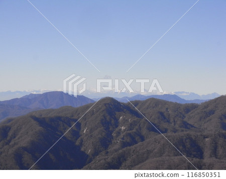 丹澤山脈的自然風光（神奈川縣） 116850351