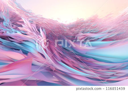 digital dreamscape with this abstract art piece 116851439
