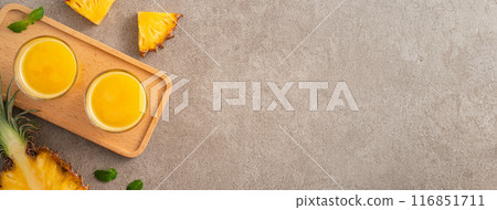 pineapple fruit juice summer drink Fresh pineapple juice パイナップルジュース 116851711