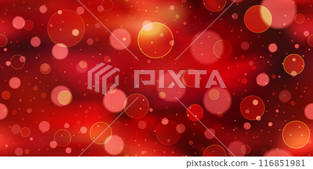 Elegant royal red and scarlet seamless background with bokeh effect and gradient mesh 116851981