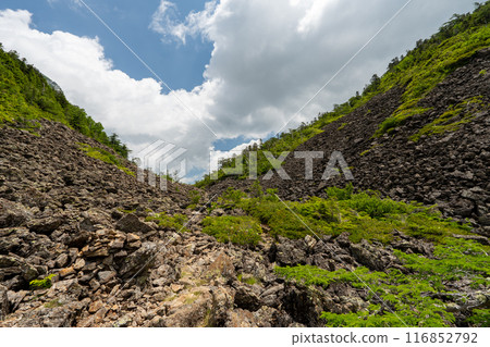 從北澤峠到貝駒岳的登山路線 116852792