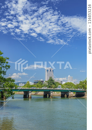 Summer sky in Hiroshima city Summer sky in Hiroshima city 116853216