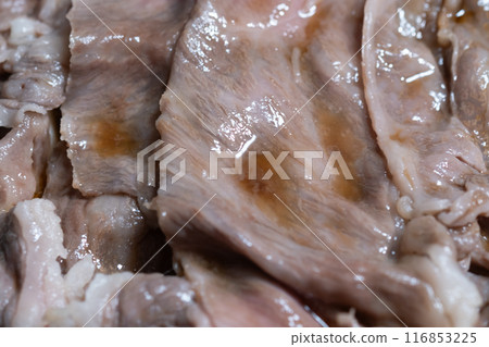 壽喜燒牛肉（日本牛肉）圖像 116853225