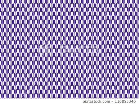 Japanese pattern arrow kasuri arrow traditional pattern purple background material Japanese pattern arrow kasuri arrow traditional pattern purple background material 116853340