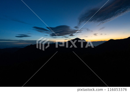 從北澤峠到千疊岳的登山路線 從北澤峠到千疊岳的登山路線 116853376