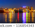 Port in Piraeus, a suburb of Athens, Greece. 116854343