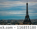 Paris cityscape and Eiffel tower 116855180