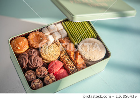 彩色餅乾罐 彩色餅乾罐 116856439