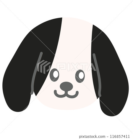 dog, vector, face 116857411