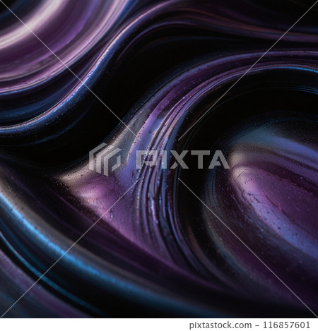 Dark purple liquid texture with abstract aesthetic, great for modern backgrounds and art concepts 116857601