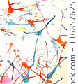 Red and blue painting 116857625