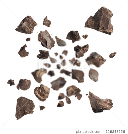 Chocolate flakes 116858236