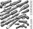 weapon for zombie in white background 116858292