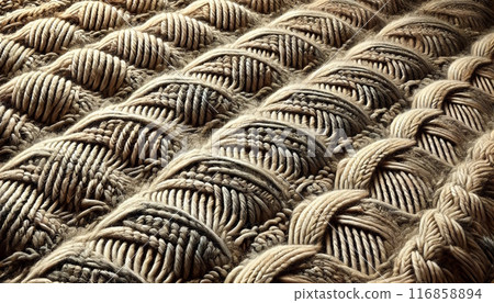 Background illustration with the image of braiding Background illustration with the image of braiding 116858894