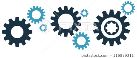 Gear setting logo. gear icon. Gear setting logo. gear icon. 116859311