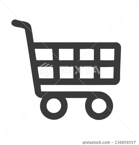 Shopping cart icon. Shopping cart icon. 116859357