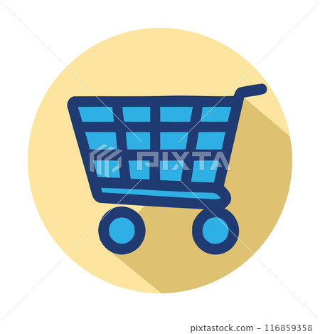 Shopping cart icon. 116859358
