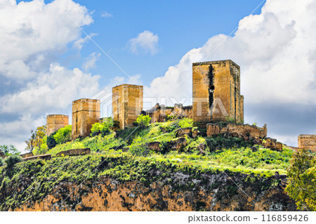 Ruins of the ancient castle of Alcala de Guadaira, Seville, Spain Ruins of the ancient castle of Alcala de Guadaira, Seville, Spain 116859426