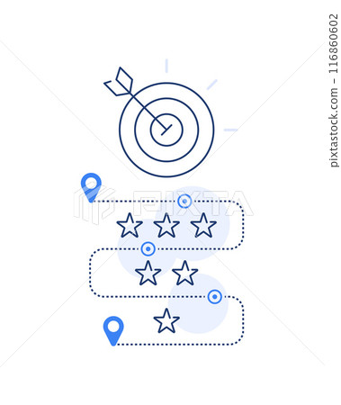 goal concept, idea of marketing business money earnings aim, strategy achievement, success targeting audience modern design image goal concept, idea of marketing business money earnings aim, strategy achievement, success targeting audience modern design image 116860602