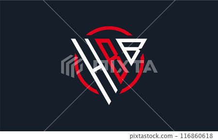 HBE triangle modern logo 116860618